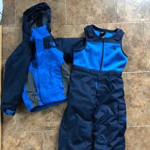 North Face snow suit